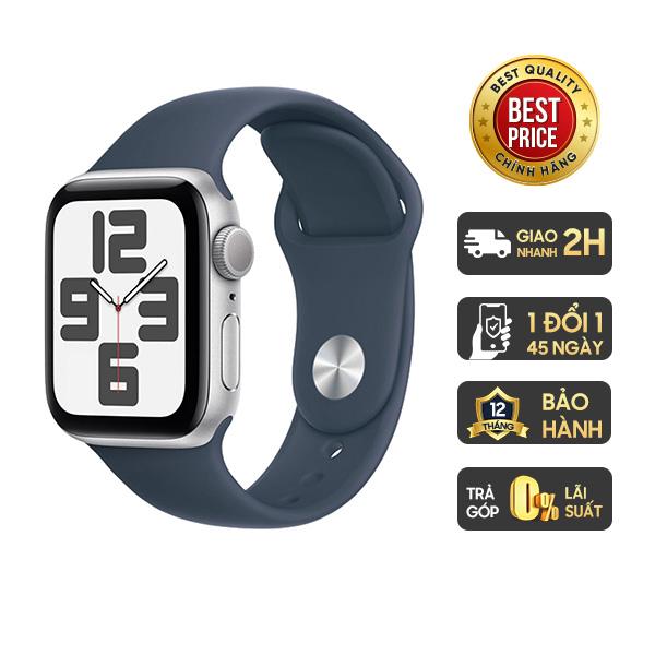 Apple Watch SE 2024 40mm GPS Viền Nhôm Dây Cao Su Chính Hãng VN/A