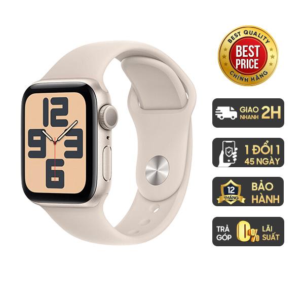 Apple Watch SE 2024 44mm GPS Viền Nhôm Dây Cao Su Chính Hãng VN/A