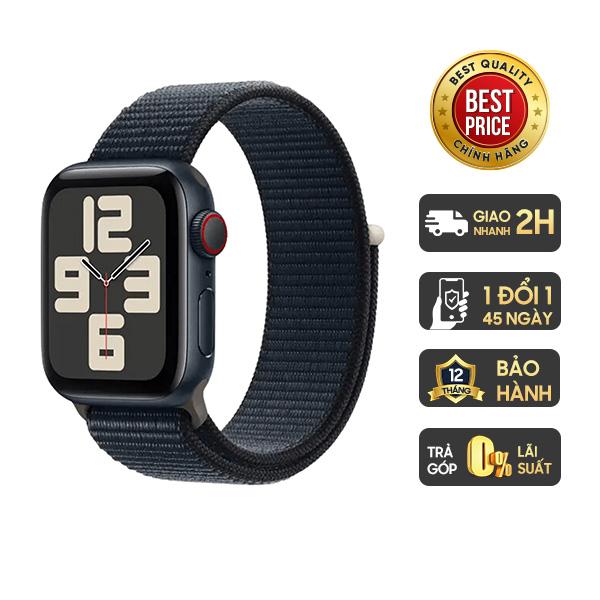 Apple Watch SE 2023 40mm LTE Viền Nhôm Dây Quấn Thể Thao Chính Hãng VN/A