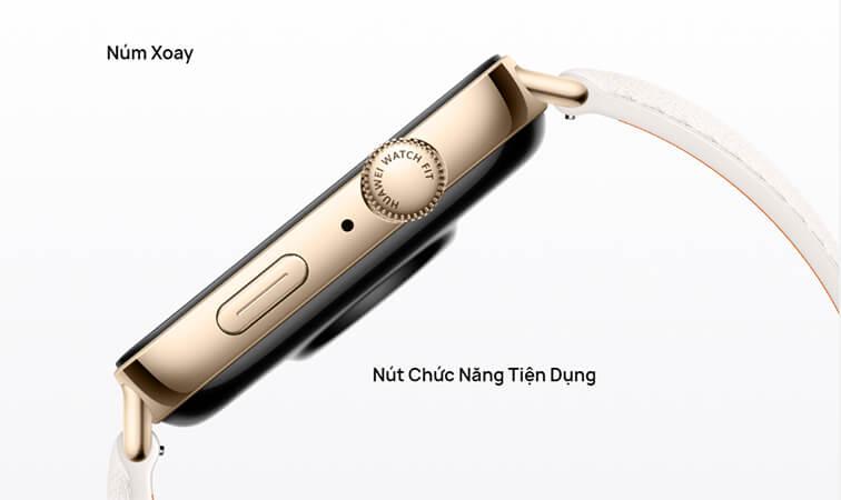 n&uacute;m xoay huawei watch fit 3