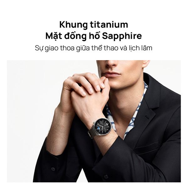 Đồng hồ thông minh Huawei Watch GT3 Pro Active - Dây cao su Chính Hãng