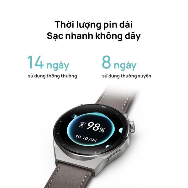 Đồng hồ thông minh Huawei Watch GT3 Pro Active - Dây cao su Chính Hãng