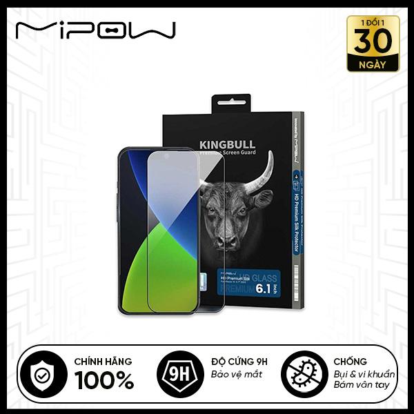 Miếng Dán Cường Lực Mipow KingBull HD Cho iPhone 15