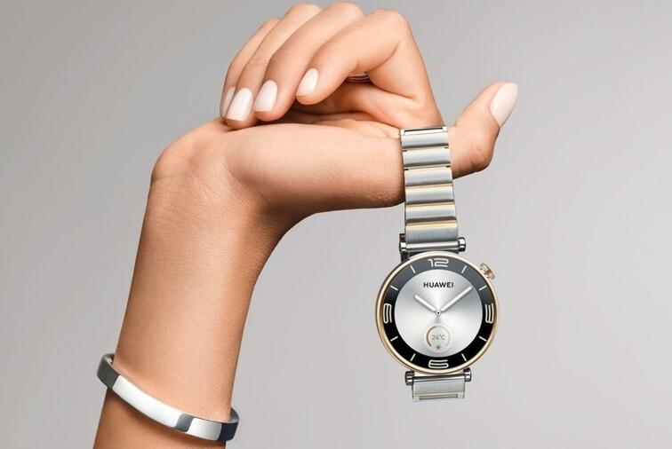 thiết kế huawei watch gt4 41mm d&acirc;y th&eacute;p