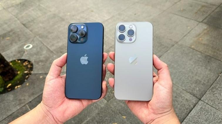 iphone 15 pro max mới v&agrave; cũ