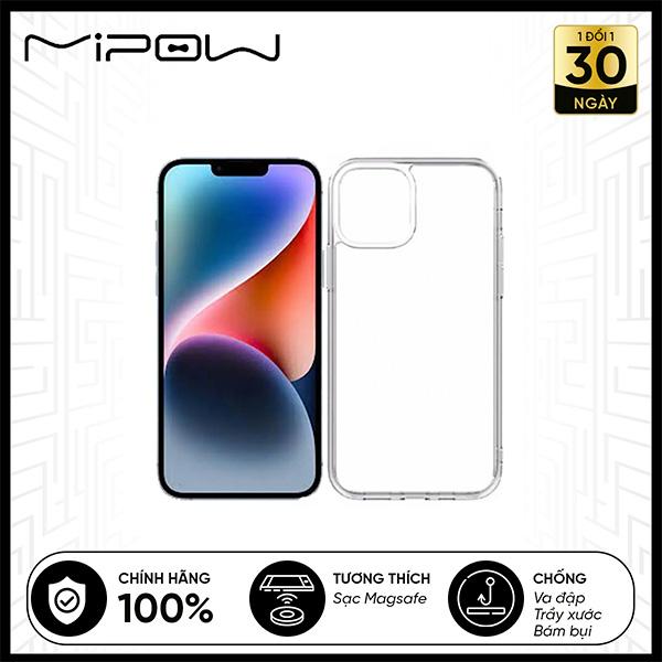 Ốp lưng Trong Suốt Mipow Soft TPU cho iPhone 14 Series