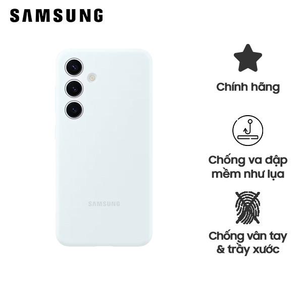 Ốp Lưng Silicone cho Galaxy S24 Plus Màu Trơn