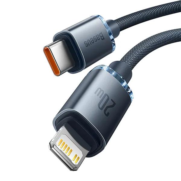 Cáp Sạc BASEUS Crystal Shine USB-C to Lightning 1.2M 20W