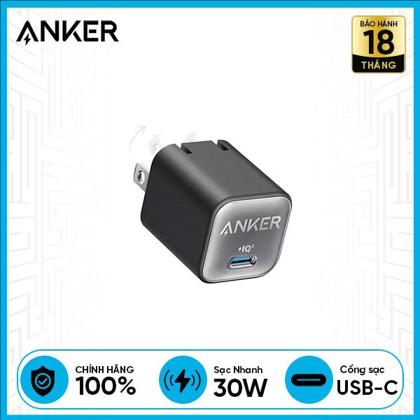 Củ sạc nhanh Anker A2147 Nano 3 PD Type-C 30W