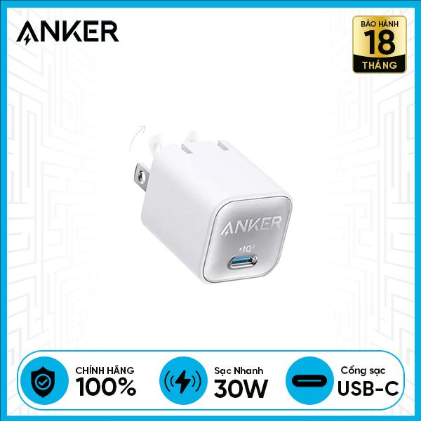 Củ sạc nhanh Anker A2147 Nano 3 PD Type-C 30W