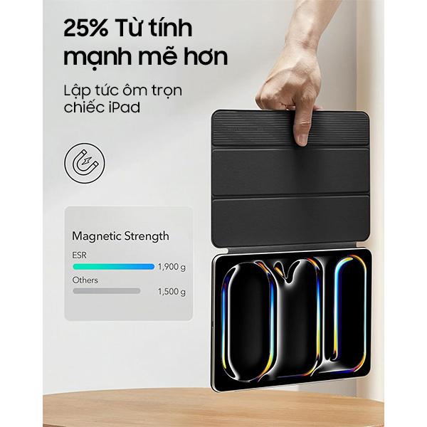 Bao Da ESR Rebound Magnetic Cho iPad Pro 12.9" (2020/2021/2022) | Air 6 13" 2024 | Air 2025