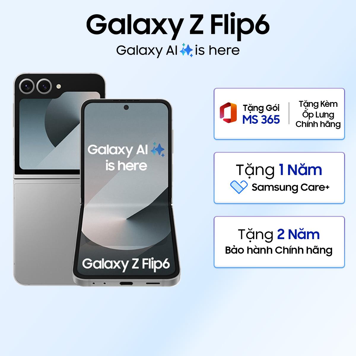 Samsung Galaxy Z Flip6 5G 12GB/512GB Chính Hãng - BHĐT