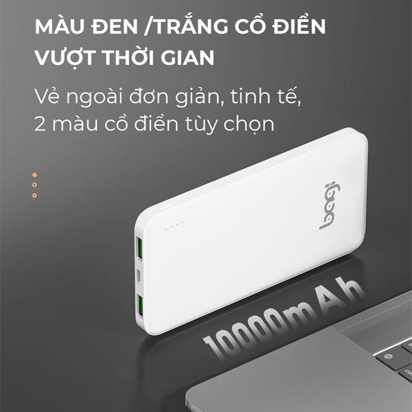 Pin Sạc Dự Phòng Nhanh Bagi PB-P3 10.000mAh 20W