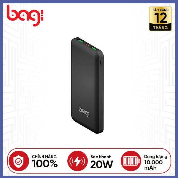 Pin Sạc Dự Phòng Nhanh Bagi PB-P3 10.000mAh 20W