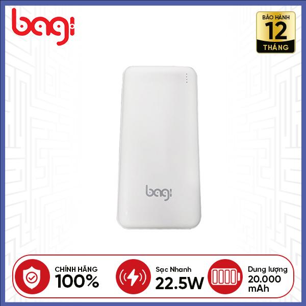 Pin Sạc Dự Phòng Nhanh Bagi P20 20.000mAh 22.5W