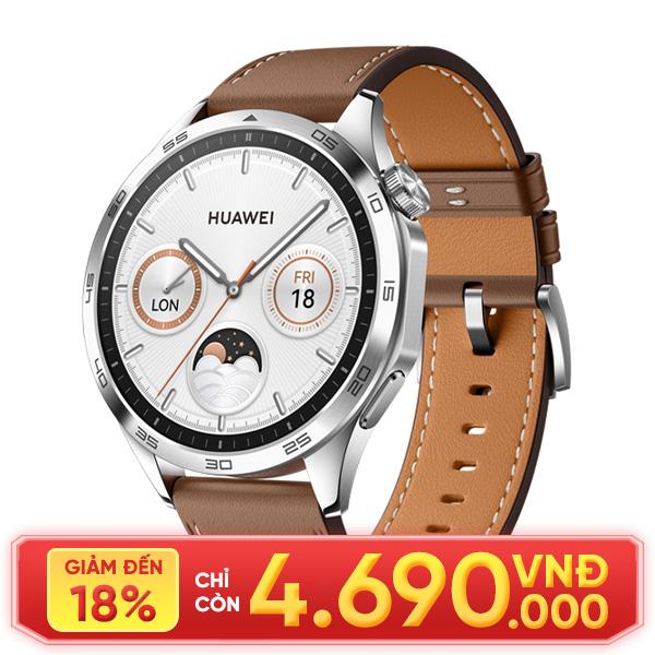 Đồng hồ thông minh Huawei Watch GT4 46mm - Dây Da Chính Hãng