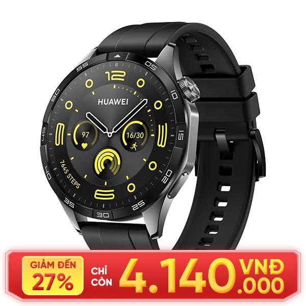 Đồng hồ thông minh Huawei Watch GT4 46mm - Dây Silicone Chính Hãng