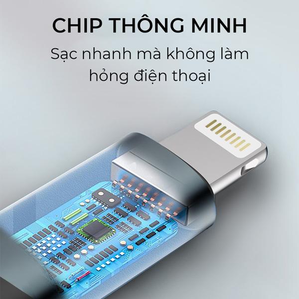 Cáp sạc nhanh Bagi PD-I120 Type-C to Lightning 35W 1m2