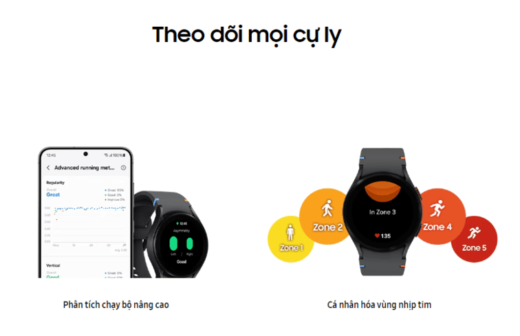 galaxy watch fe theo d&otilde;i tập luyện