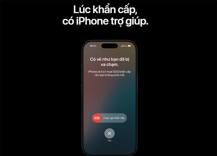 iphone 16 pro max cảnh b&aacute;o va chạm