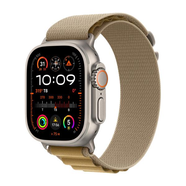 Apple Watch Ultra 2 49mm GPS + Cellular Viền Titanium Tự Nhiên Dây Alpine Chính Hãng VN/A