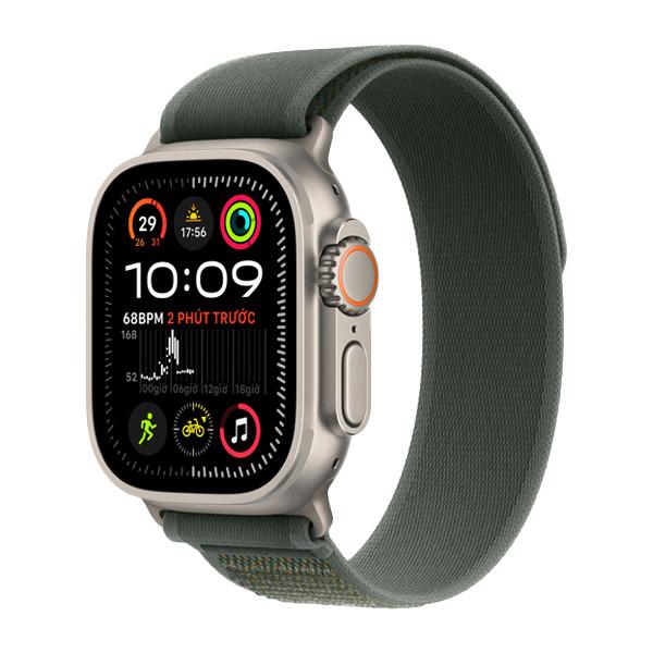 Apple Watch Ultra 2 49mm GPS + Cellular Viền Titanium Tự Nhiên Dây Trail Chính Hãng Apple Việt Nam