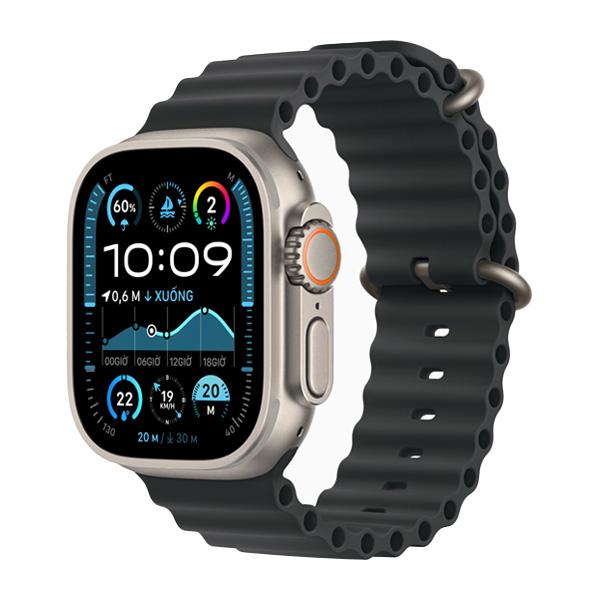 Apple Watch Ultra 2 49mm GPS + Cellular Viền Titanium Tự Nhiên Chính Hãng VN/A