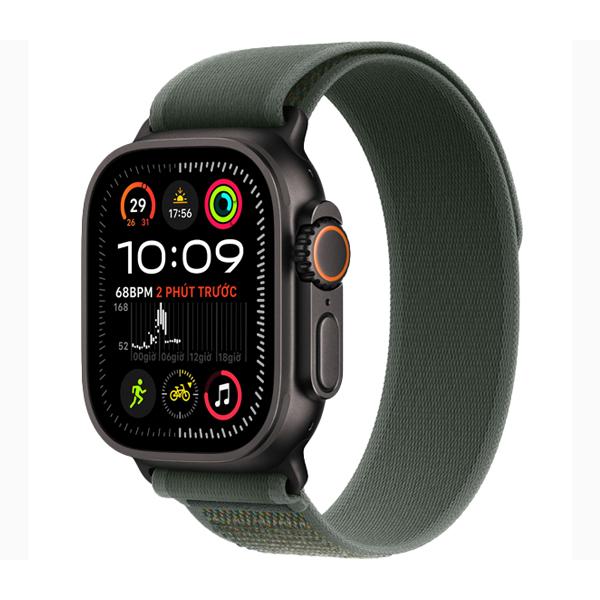 Apple Watch Ultra 2 49mm GPS + Cellular Viền Titanium Đen Dây Trail Chính Hãng Apple Việt Nam 