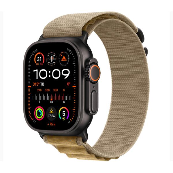 Apple Watch Ultra 2 49mm GPS + Cellular Viền Titanium Đen Dây Alpine Chính Hãng VN/A