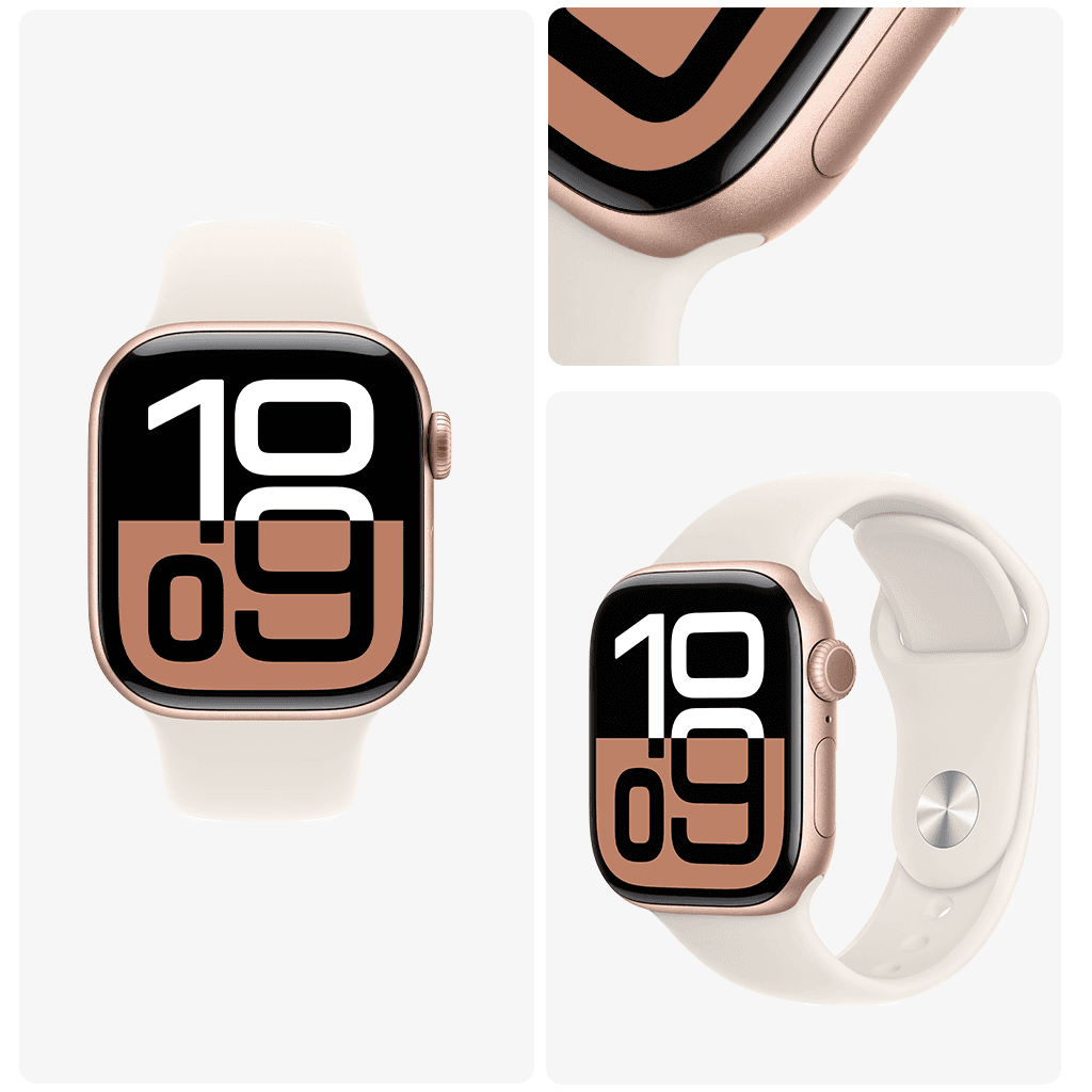 Apple Watch Series 10 42mm GPS + Cellular Viền Nhôm Dây Cao Su Chính Hãng VN/A