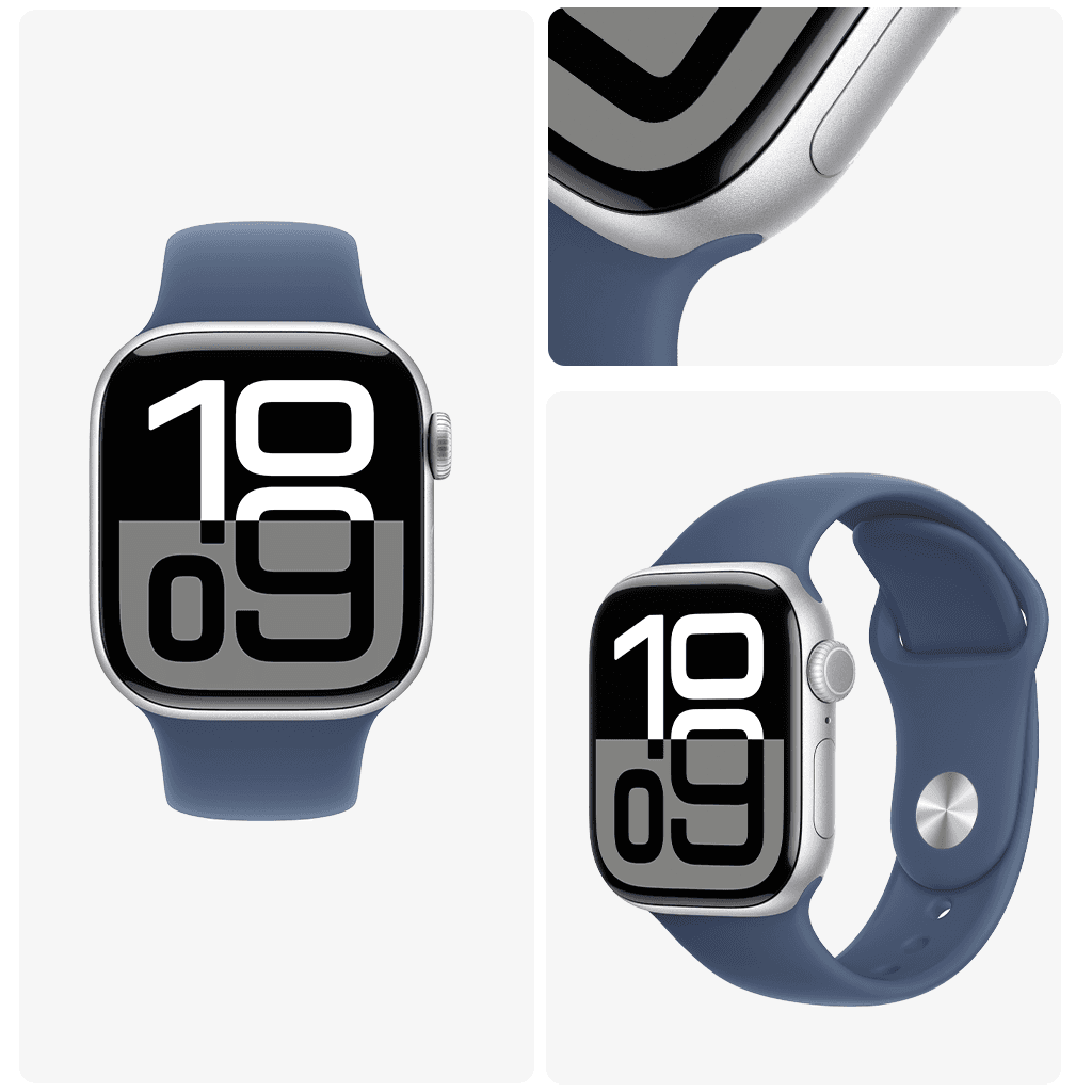 Apple Watch Series 10 46mm GPS + Cellular Viền Nhôm Dây Cao Su Chính Hãng VN/A