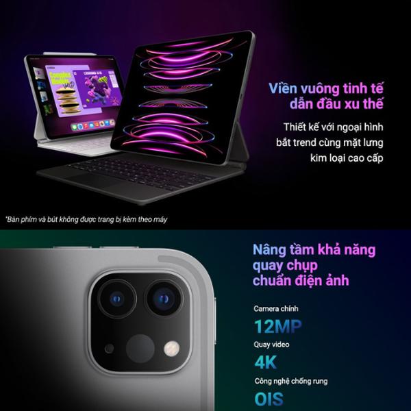 iPad Pro M2 12.9 inch 2022 Wifi 5G 128GB Chính Hãng
