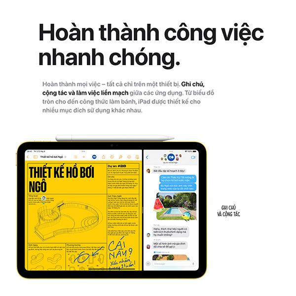 iPad Gen 10 10.9 inch Wifi 64GB  | Chính Hãng Apple Việt Nam