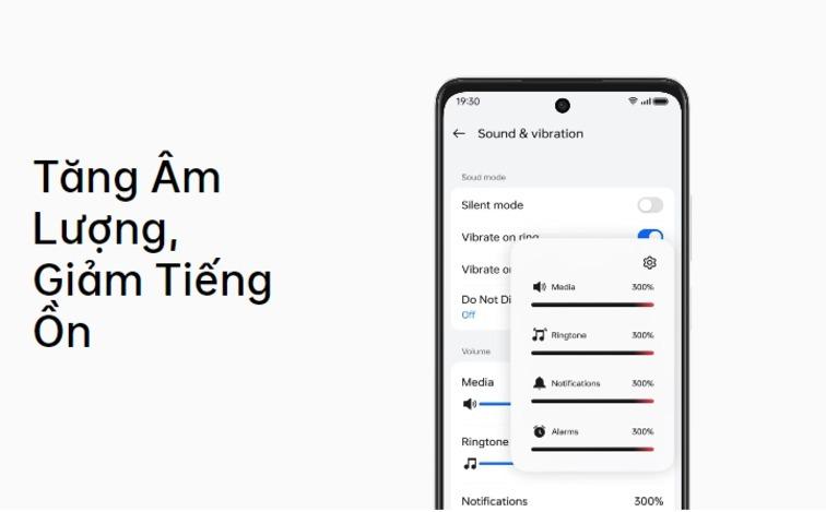 oppo a3x tăng &acirc;m lượng l&ecirc;n 300%