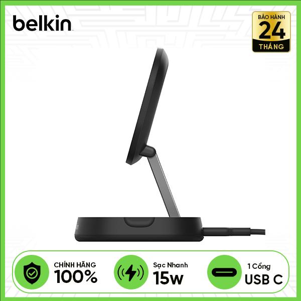 Đế sạc không dây BELKIN BoostCharge Universal Qi2 15W Travel