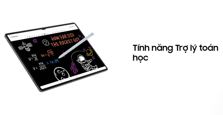 trợ l&yacute; to&aacute;n học tr&ecirc;n Galaxy Tab S10 Plus