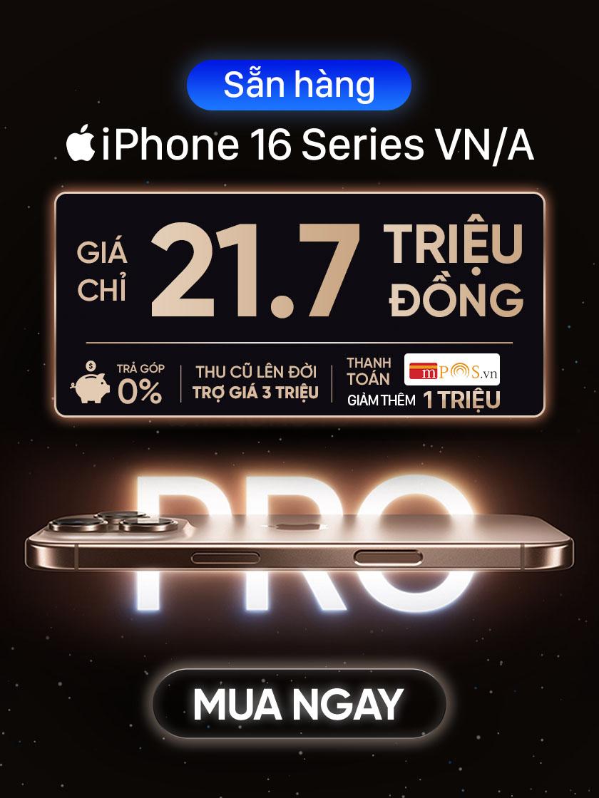 Đặt trước iPhone 16 Series Chính Hãng Apple Việt Nam