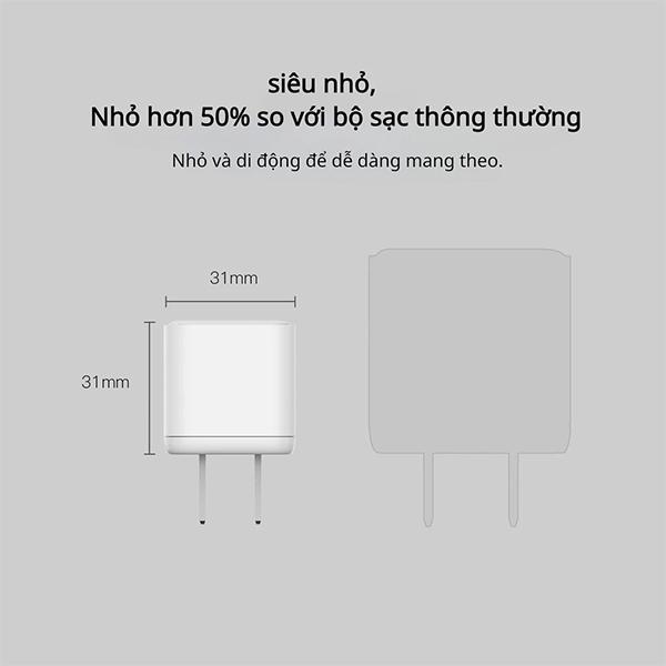 Bộ Sạc Nhanh Diposi Kèm Cáp C-Lightning PD20W Chính Hãng