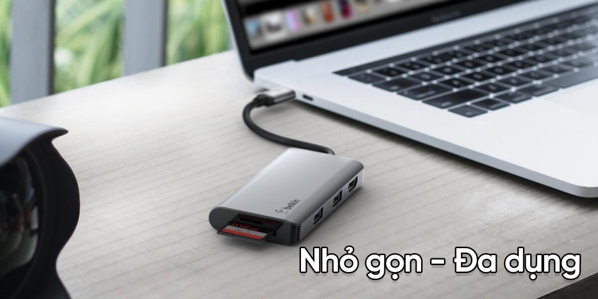 Hub chuyển đổi BELKIN CONNECT USB-C 5-in-1