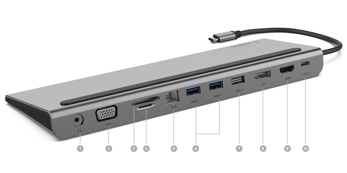 Hub chuyển đổi BELKIN USB type C 11-in-1 Multiport