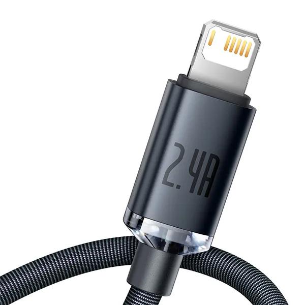 Cáp Sạc BASEUS Crystal Shine USB-A to Lightning 1.2M