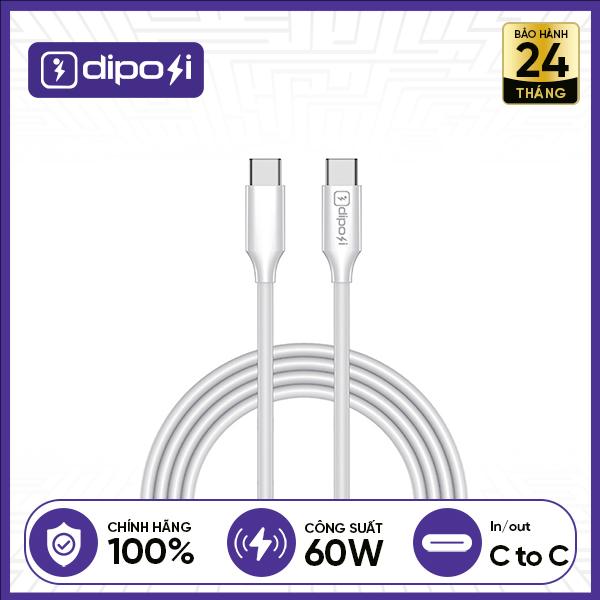 Cáp Sạc Nhanh Diposi C to C Thunder Cable 60W Chính Hãng