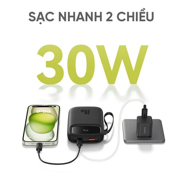 Pin Sạc Dự Phòng BASEUS QPow 2 30W 10000mAh