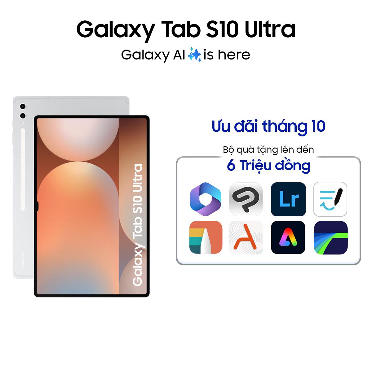 Samsung Galaxy Tab S10 Ultra 5G 12GB/256GB Chính Hãng