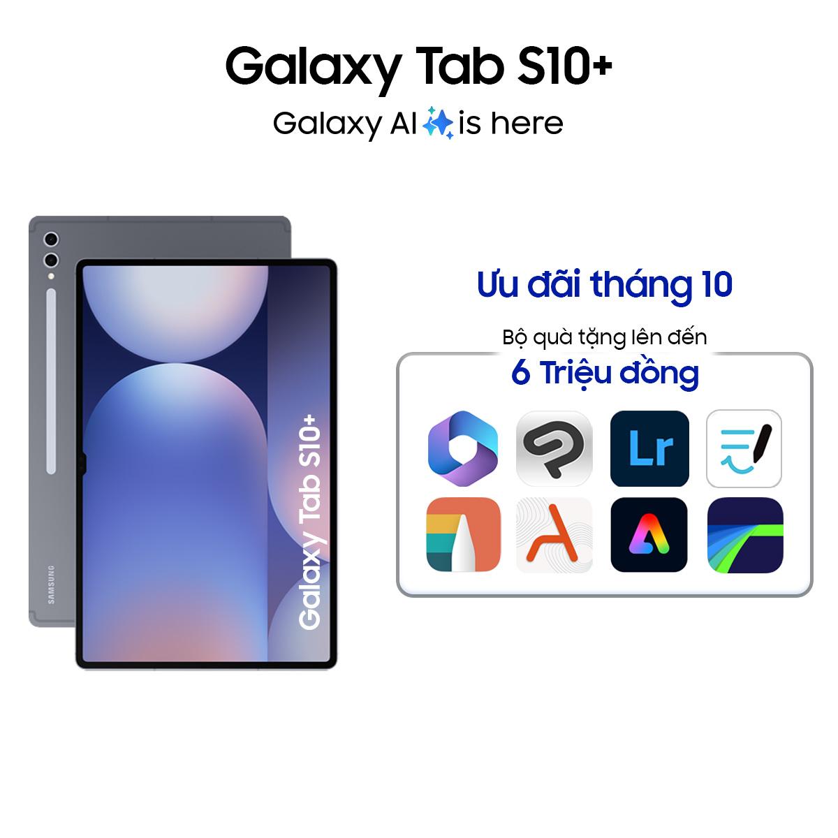 Samsung Galaxy Tab S10 Plus 5G 12GB/256GB Chính Hãng