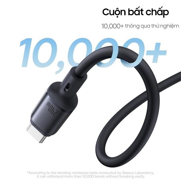 Cáp Sạc Nhanh BASEUS PicoGo 240W Magnetic USB-C to USB-C 1m