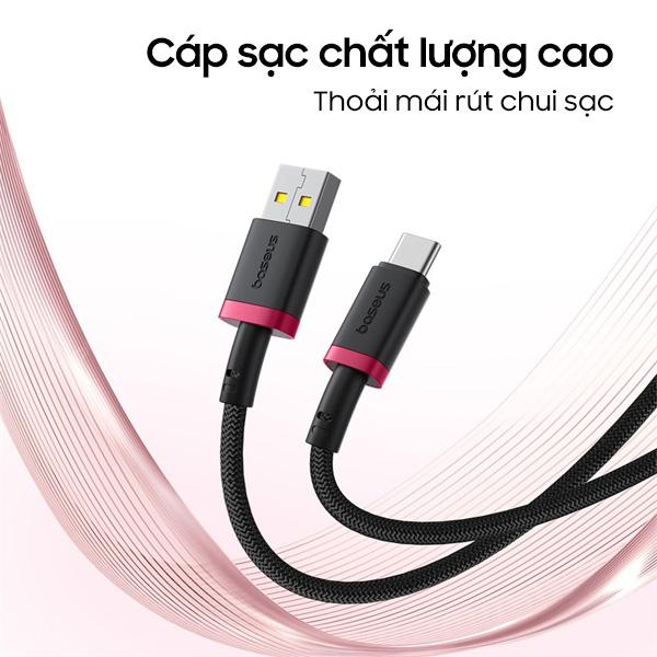 Cáp Sạc Nhanh BASEUS 60W Dura Series USB to Type-C 1m 