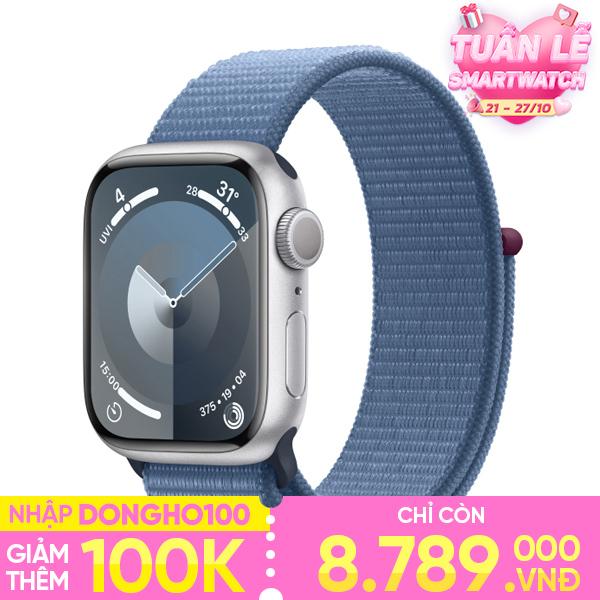 Apple Watch Series 9 41mm GPS Viền Nhôm Dây Vải Chính Hãng VN/A