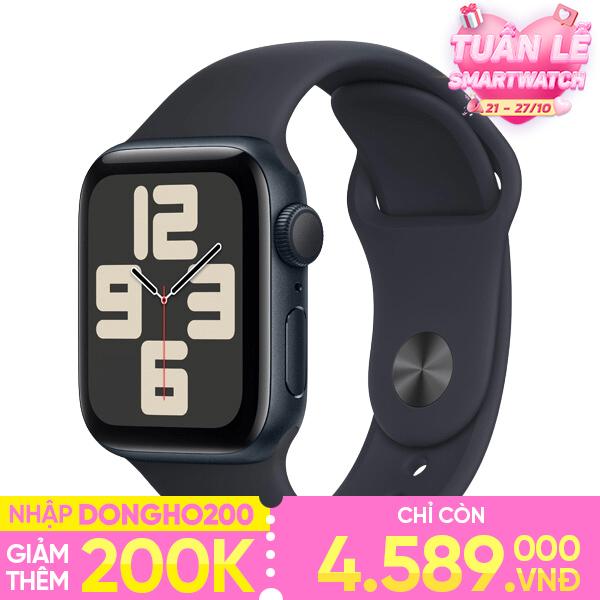 Apple Watch SE 2023 44mm GPS Viền Nhôm Mới Trần - Chưa Kích Hoạt