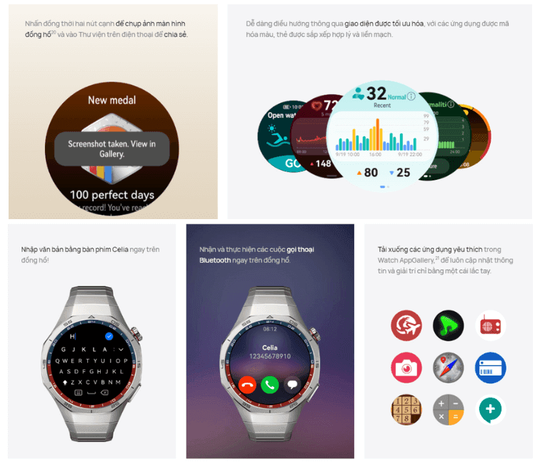huawei watch gt 5 pro nhiều t&iacute;nh năng